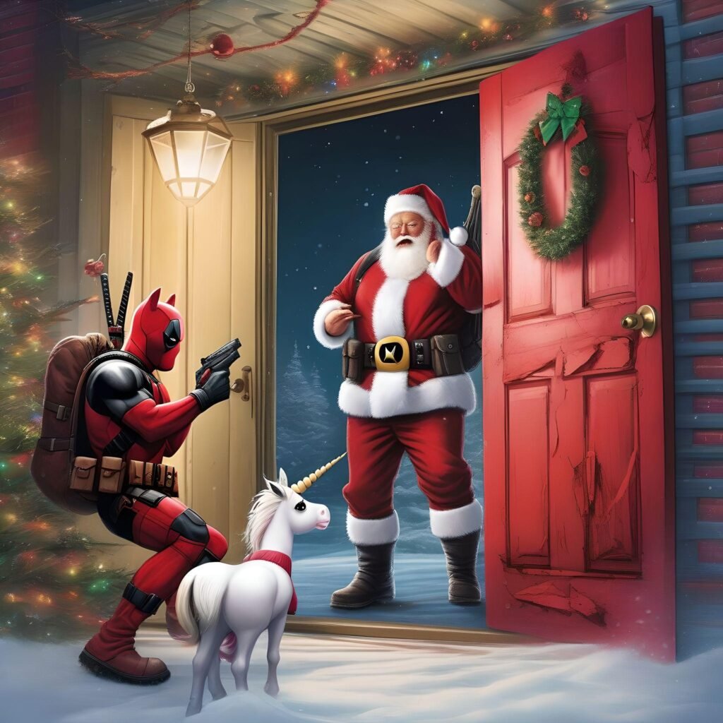 Santa Vs Deadpool