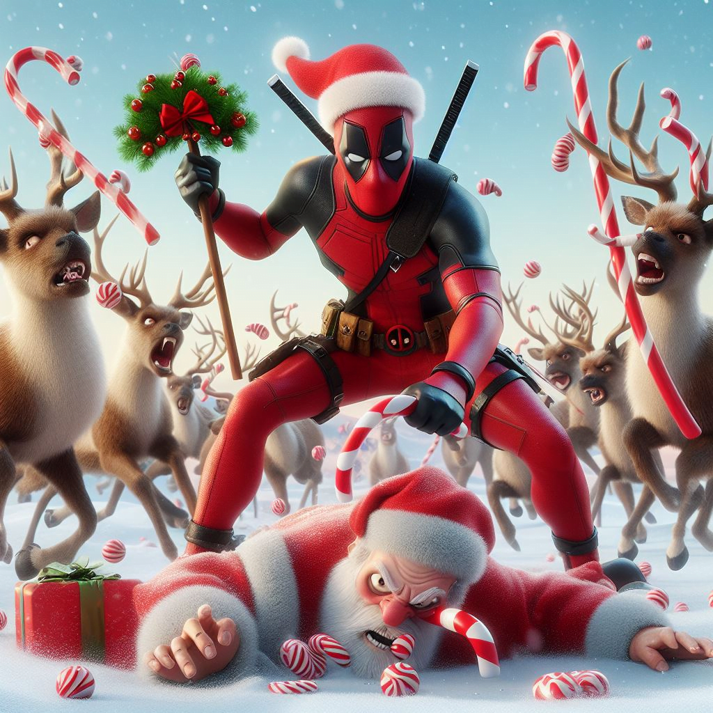 Santas Reigndeer join the fight