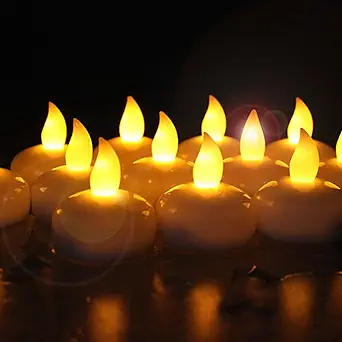 led tea light floating candles